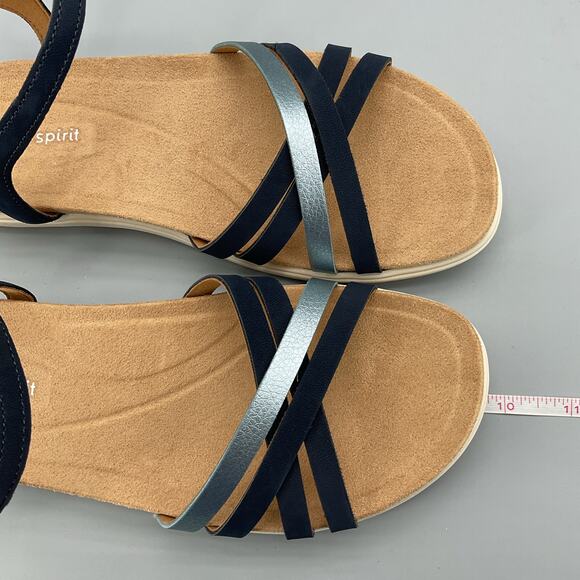 NEW Easy Spirit Women’s Dottle 3 Ankle Strap Comfort Sandals Dark Blue Size 6.5M - Picture 7 of 10
